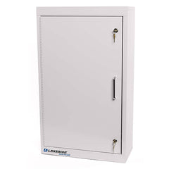 Lakeside - Medicine Cabinets; Mounting Style: Wall Mounted ; Material: Powder Coated Steel ; Height (Inch): 30 ; Width (Inch): 8 ; Depth (Inch): 18 ; Number of Shelves: 2 - Exact Tool & Supply