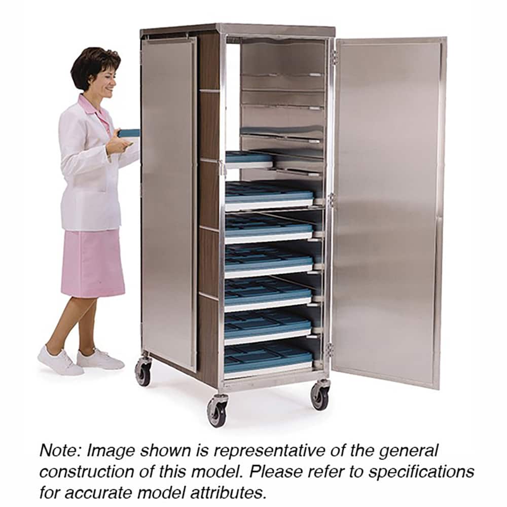 Lakeside - Carts; Type: Tray Delivery Cart ; Load Capacity (Lb.): 250.000 ; Number of Slots: 8 ; Number of Shelves: 0 ; Width (Inch): 23-3/4 ; Length (Inch): 33-1/4 - Exact Tool & Supply