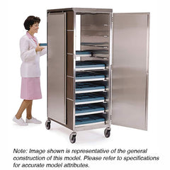 Lakeside - Carts; Type: Tray Delivery Cart ; Load Capacity (Lb.): 250.000 ; Number of Slots: 8 ; Number of Shelves: 0 ; Width (Inch): 23-3/4 ; Length (Inch): 33-1/4 - Exact Tool & Supply