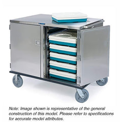 Lakeside - Carts; Type: Tray Delivery Cart ; Load Capacity (Lb.): 300.000 ; Number of Slots: 10 ; Number of Shelves: 0 ; Width (Inch): 26-1/8 ; Length (Inch): 35-3/4 - Exact Tool & Supply