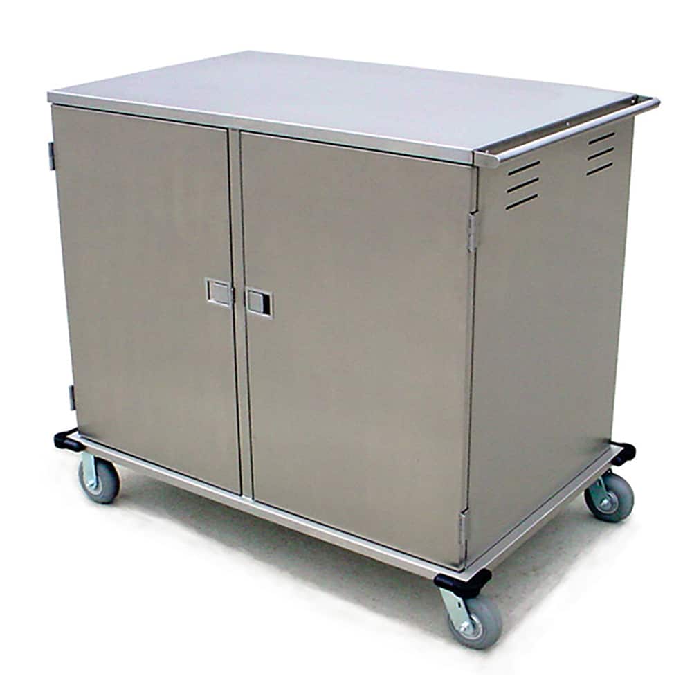 Lakeside - Carts; Type: Tray Delivery Cart ; Load Capacity (Lb.): 300.000 ; Number of Slots: 12 ; Number of Shelves: 0 ; Width (Inch): 34-1/8 ; Length (Inch): 51-1/8 - Exact Tool & Supply