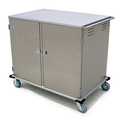 Lakeside - Carts; Type: Tray Delivery Cart ; Load Capacity (Lb.): 300.000 ; Number of Slots: 12 ; Number of Shelves: 0 ; Width (Inch): 34-1/8 ; Length (Inch): 51-1/8 - Exact Tool & Supply