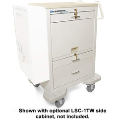 Lakeside - Carts; Type: Medical Cart ; Load Capacity (Lb.): 200.000 ; Number of Slots: 20 ; Number of Shelves: 0 ; Width (Inch): 25 ; Length (Inch): 32 - Exact Tool & Supply