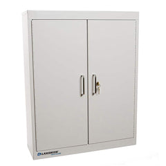 Lakeside - Medicine Cabinets; Mounting Style: Wall Mounted ; Material: Powder Coated Steel ; Height (Inch): 30 ; Width (Inch): 8 ; Depth (Inch): 24 ; Number of Shelves: 4 - Exact Tool & Supply