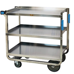 Lakeside - Carts; Type: Utility Cart ; Load Capacity (Lb.): 1000.000 ; Number of Slots: 0 ; Number of Shelves: 3 ; Width (Inch): 25-7/8 ; Length (Inch): 42 - Exact Tool & Supply