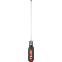 Milwaukee Tool - Slotted Screwdrivers; Tool Type: Cabinet ; Overall Length Range: 10" and Longer ; Handle Style: Ergonomic Cushioned Grip ; Blade Width (Inch): 3/16 ; Overall Length (Inch): 11 ; Shank Type: Straight - Exact Tool & Supply