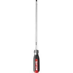Milwaukee Tool - Slotted Screwdrivers; Tool Type: Cabinet ; Overall Length Range: 10" and Longer ; Handle Style: Ergonomic Cushioned Grip ; Blade Width (Inch): 1/4 ; Overall Length (Inch): 13 ; Shank Type: Straight - Exact Tool & Supply