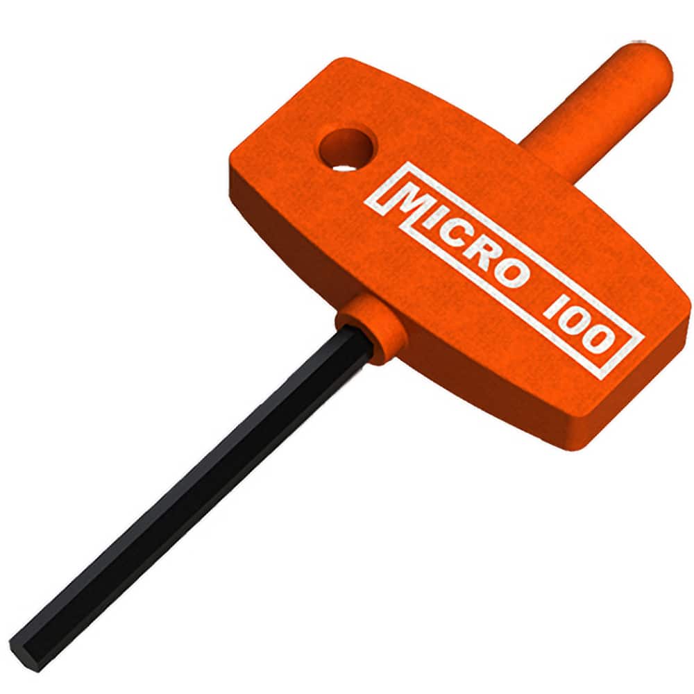 Micro 100 - Boring Bar Holder Accessories; Type: Quick Change Hex Key Handle ; Series: QHT - Exact Tool & Supply