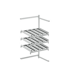 Treston - Storage Racks; Type: Flow Rack ; Width (Inch): 36-47/64 ; Height (Inch): 73 ; Depth (Inch): 28-15/16 ; Depth (Decimal Inch): 28-15/16 - Exact Tool & Supply