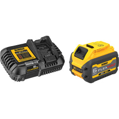 DeWALT - Power Tool Batteries; Voltage: 20.00 ; Battery Chemistry: Lithium Ion ; Battery Capacity (Ah): 6.00 ; Battery Series: 20V MAX ; Includes: Battery; Charger ; Charger Replacement Number: DCB1106 - Exact Tool & Supply