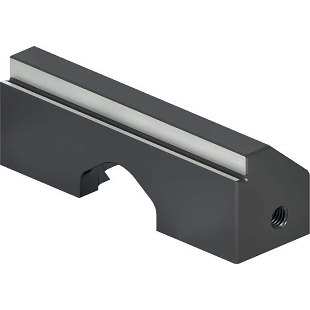 Schunk - Vise Jaws; Jaw Shape: Step ; Jaw Width (mm): 70.00 ; Jaw Width (Inch): 3 ; Jaw Width (Decimal Inch): 3 ; Jaw Height (mm): 24.00 ; Jaw Height (Inch): 1 - Exact Tool & Supply