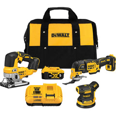 DeWALT - Cordless Tool Combination Kits; Voltage: 20 ; Tools: Oscillating Multi-Tool; Jig Saw ; Battery Chemistry: Lithium Ion ; Battery Series: 20V MAX ; Battery Included: Yes ; Number of Batteries: 1 - Exact Tool & Supply