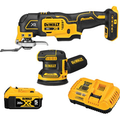 DeWALT - Cordless Tool Combination Kits; Voltage: 20 ; Tools: Oscillating Multi-Tool ; Battery Chemistry: Lithium Ion ; Battery Series: 20V MAX ; Battery Included: Yes ; Number of Batteries: 1 - Exact Tool & Supply
