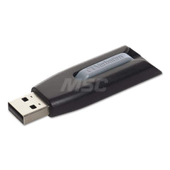 Verbatim - Office Machine Supplies & Accessories; Office Machine/Equipment Accessory Type: Flash Drive ; For Use With: Linux 2.4 & Later; Mac OS X 10.4 & Later; Windows XP; Vista; 7; 8; 10 ; Color: Black; Gray - Exact Tool & Supply