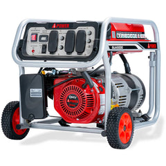 AI Power - Portable Power Generators; Fuel Type: Gasoline ; Starting Method: Manual ; Wattage: 5000 ; Wattage (kW): 5 ; Run Time Full Load (Hours): 6.00 ; Horsepower (HP): 7.5 - Exact Tool & Supply