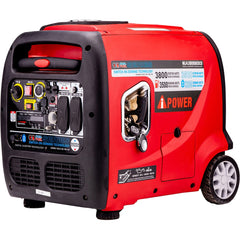 AI Power - Portable Power Generators; Fuel Type: Gasoline; Propane ; Starting Method: Electric/Manual; Remote Start ; Wattage: 3800 ; Wattage (kW): 3.5 ; Run Time Full Load (Hours): 5.00 ; Horsepower (HP): 5.1 - Exact Tool & Supply