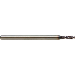 M.A. Ford - 1.1mm, 143° Point, Solid Carbide Micro Drill Bit - Exact Tool & Supply