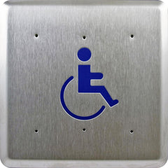 Dorma Kaba - Push Plates; Type: Square Push Plate ; Overall Length (Inch): 4-3/4 ; Finish/Coating: Brushed - Exact Tool & Supply