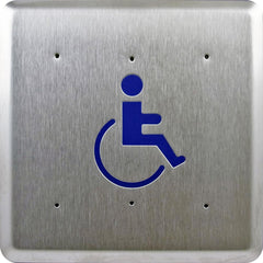 Dorma Kaba - Push Plates; Type: Square Push Plate ; Overall Length (Inch): 6 ; Finish/Coating: Brushed - Exact Tool & Supply