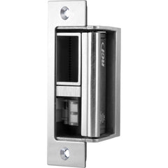 Dorma Kaba - Strikes; Type: Fire Rated Electric Strike with FailSecure ; Length (Inch): 4-7/8 ; Width (Inch): 1-1/4 ; Material: Stainless Steel ; Finish/Coating: Brushed Stainless (32D) - Exact Tool & Supply