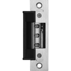 Dorma Kaba - Strikes; Type: Centerline Strikes ; Length (Inch): 4-7/8 ; Width (Inch): 7/8 ; Material: Zinc ; Finish/Coating: Brushed Stainless (32D) - Exact Tool & Supply