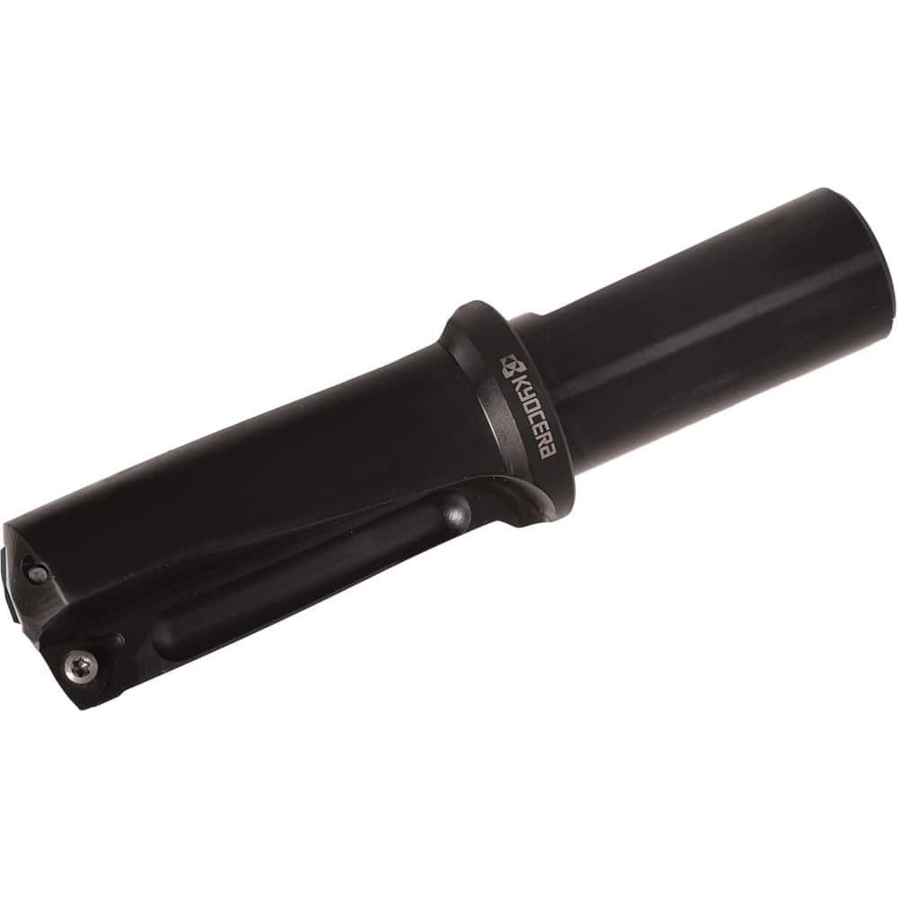 Kyocera - Indexable Insert Drills; Drill Style: DR ; Drill Diameter (mm): 22.00 ; Maximum Drill Depth (Inch): 1.75 ; Shank Type: Cylindrical ; Shank Diameter (Inch): 1 ; Cutting Direction: Right Hand - Exact Tool & Supply