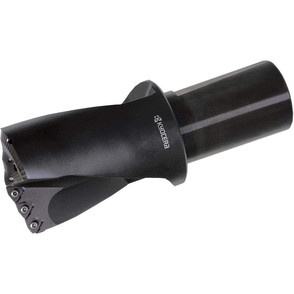 Kyocera - Indexable Insert Drills; Drill Style: DR ; Drill Diameter (Inch): 1.75 ; Maximum Drill Depth (Inch): 3 ; Shank Type: Cylindrical ; Shank Diameter (Inch): 1.25 ; Cutting Direction: Right Hand - Exact Tool & Supply