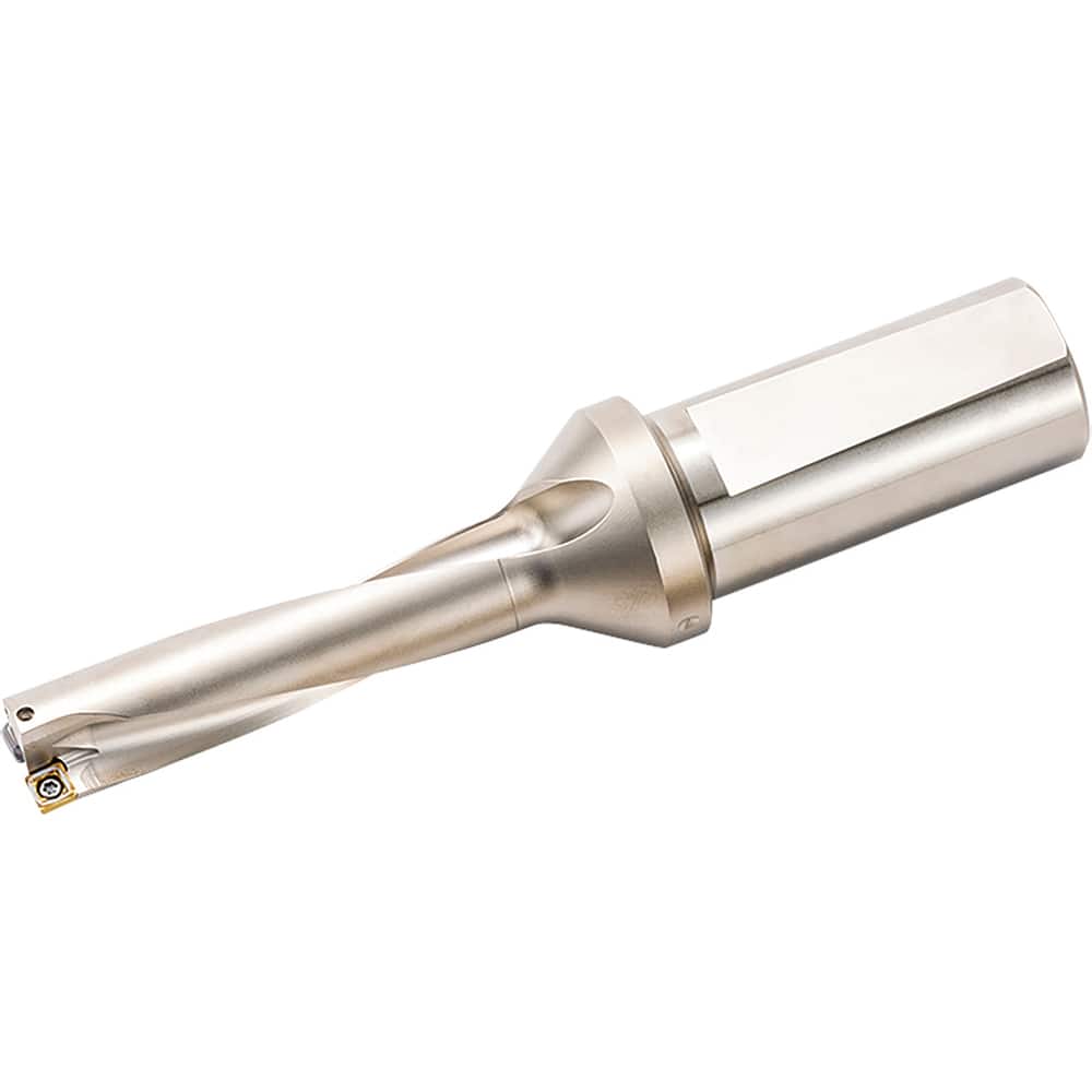 Kyocera - Indexable Insert Drills; Drill Style: DRV ; Drill Diameter (mm): 32.00 ; Maximum Drill Depth (mm): 128.00 ; Shank Type: Cylindrical ; Shank Diameter (mm): 32.0000 ; Cutting Direction: Right Hand - Exact Tool & Supply