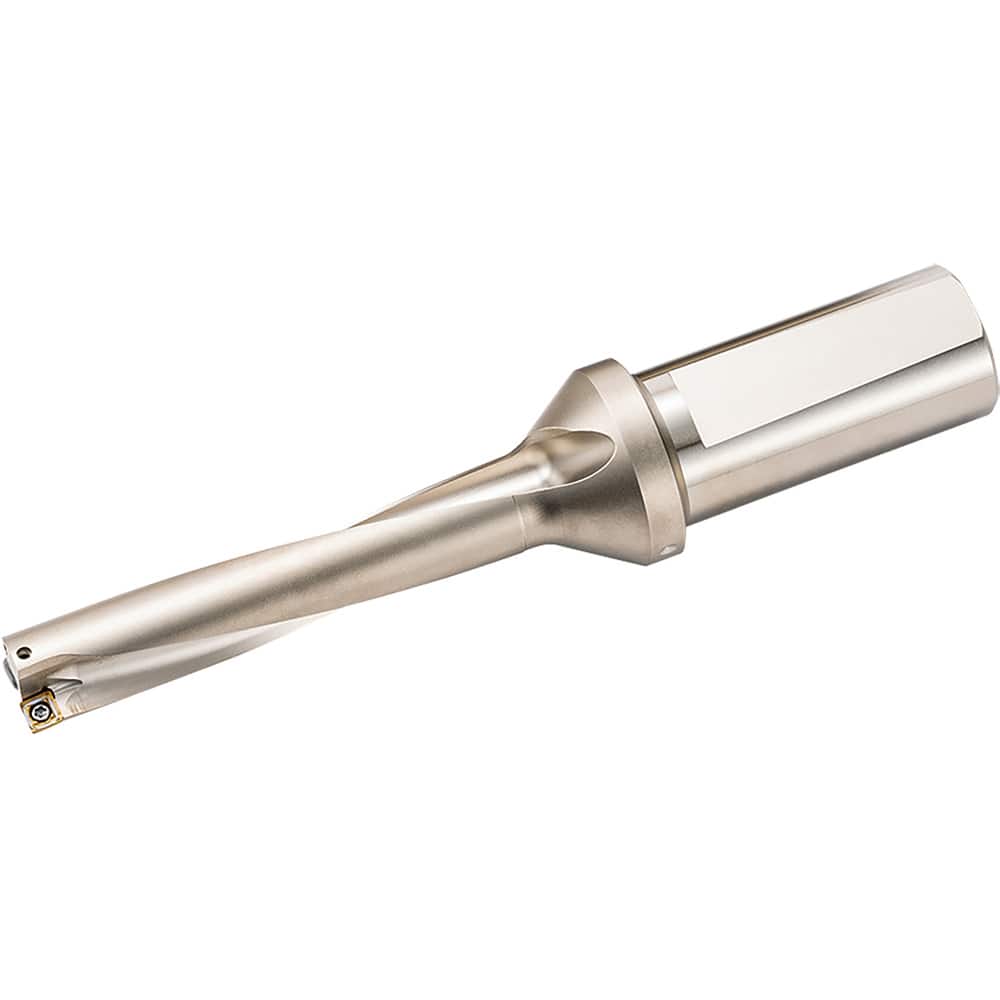 Kyocera - Indexable Insert Drills; Drill Style: DRV ; Drill Diameter (mm): 19.00 ; Maximum Drill Depth (mm): 95.00 ; Shank Type: Cylindrical ; Shank Diameter (mm): 25.0000 ; Cutting Direction: Right Hand - Exact Tool & Supply