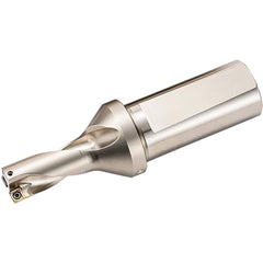 Kyocera - Indexable Insert Drills; Drill Style: DRV ; Drill Diameter (mm): 16.50 ; Maximum Drill Depth (mm): 33.00 ; Shank Type: Cylindrical ; Shank Diameter (mm): 25.0000 ; Cutting Direction: Right Hand - Exact Tool & Supply