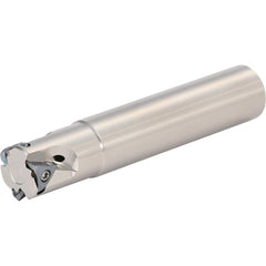 Kyocera - Indexable Square-Shoulder End Mills; Cutting Diameter (Decimal Inch): 0.7500 ; Cutting Diameter (Inch): 0.75 ; Shank Type: Cylindrical ; Shank Diameter (Inch): 0.6250 ; Overall Length/Projection (Decimal Inch): 3.0560 ; Lead Angle: 90 - Exact Tool & Supply