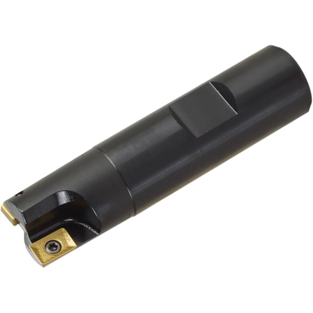 Kyocera - Indexable Square-Shoulder End Mills; Cutting Diameter (Decimal Inch): 0.5625 ; Cutting Diameter (Inch): 0.5625 ; Shank Type: Cylindrical ; Shank Diameter (Inch): 0.5000 ; Overall Length/Projection (Decimal Inch): 2.7800 ; Lead Angle: 90 - Exact Tool & Supply