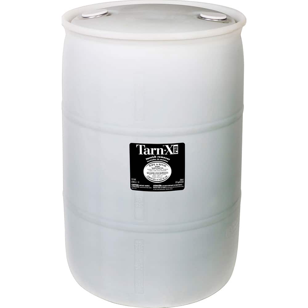Tarn-X PRO - Metal, Stone & Furniture Polishes & Cleaners; Type: Tarnish Remover; Metal Cleaner ; Form: Liquid ; Container Size (Gal.): 55.00 ; Container Type: Drum ; Scent: Acidic - Exact Tool & Supply