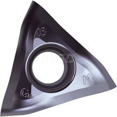 Kyocera TOMT 060504ERGM  PR1525 Grade PVD Carbide, 60 Degree Triangle, Positive Rake Angle, Right-Hand Milling insert for Roughing in (P) Free-Cutting Steel