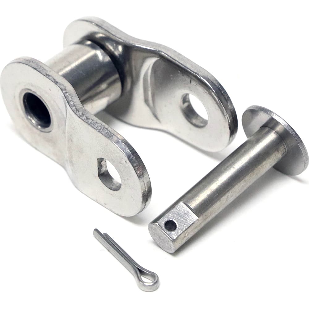 Shuster - 60SS-1OL, 3/4" Pitch, ANSI 60, Offset Link - Exact Tool & Supply