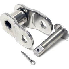 Shuster - 60SS-1OL, 3/4" Pitch, ANSI 60, Offset Link - Exact Tool & Supply