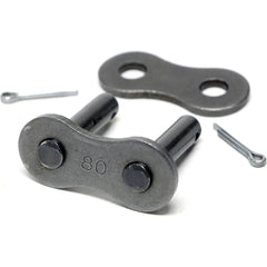 Shuster - X-TEND 200H-1CLSBR, 2-1/2" Pitch, ANSI 200H, Cottered Type Connector Link - Exact Tool & Supply