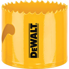 DeWALT - Hole Saws; Saw Diameter (Inch): 2-5/8 ; Cutting Depth (Inch): 1-3/4 ; Saw Material: Bi-Metal ; Cutting Edge Style: Toothed Edge ; Material Application: Metal; Plastic; Wood - Exact Tool & Supply