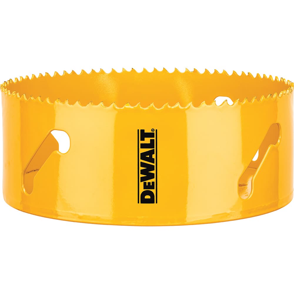 DeWALT - Hole Saws; Saw Diameter (Inch): 5-1/2 ; Cutting Depth (Inch): 1-3/4 ; Saw Material: Bi-Metal ; Cutting Edge Style: Toothed Edge ; Material Application: Metal; Plastic; Wood - Exact Tool & Supply