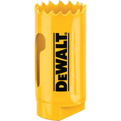 DeWALT - Hole Saws; Saw Diameter (Inch): 1-1/16 ; Cutting Depth (Inch): 1-3/4 ; Saw Material: Bi-Metal ; Cutting Edge Style: Toothed Edge ; Material Application: Metal; Plastic; Wood ; Pipe Tap Compatibility (Inch): 2 - Exact Tool & Supply
