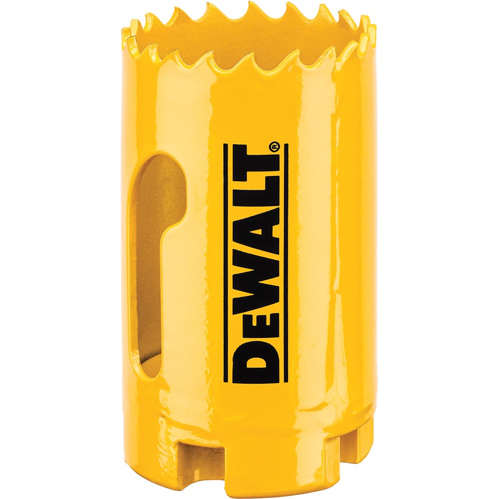 DeWALT - Hole Saws; Saw Diameter (Inch): 1-1/4 ; Cutting Depth (Inch): 1-3/4 ; Saw Material: Bi-Metal ; Cutting Edge Style: Toothed Edge ; Material Application: Metal; Plastic; Wood - Exact Tool & Supply