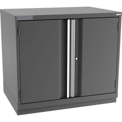 Champion Tool Storage - Storage Cabinets; Type: Bench-Height Standard Plus Wide Door Cabinet ; Width (Inch): 40-1/4 ; Depth (Inch): 28-1/2 ; Height (Inch): 35-7/8 ; Number of Shelves: 3 ; Material: Steel - Exact Tool & Supply