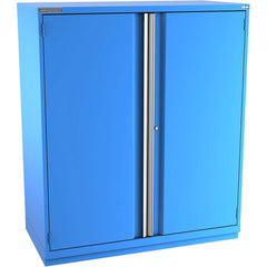 Champion Tool Storage - Storage Cabinets; Type: Eye-Level Plus Height Double Wide Door Cabinet ; Width (Inch): 56-1/2 ; Depth (Inch): 28-1/2 ; Height (Inch): 66-3/8 ; Number of Shelves: 5 ; Material: Steel - Exact Tool & Supply