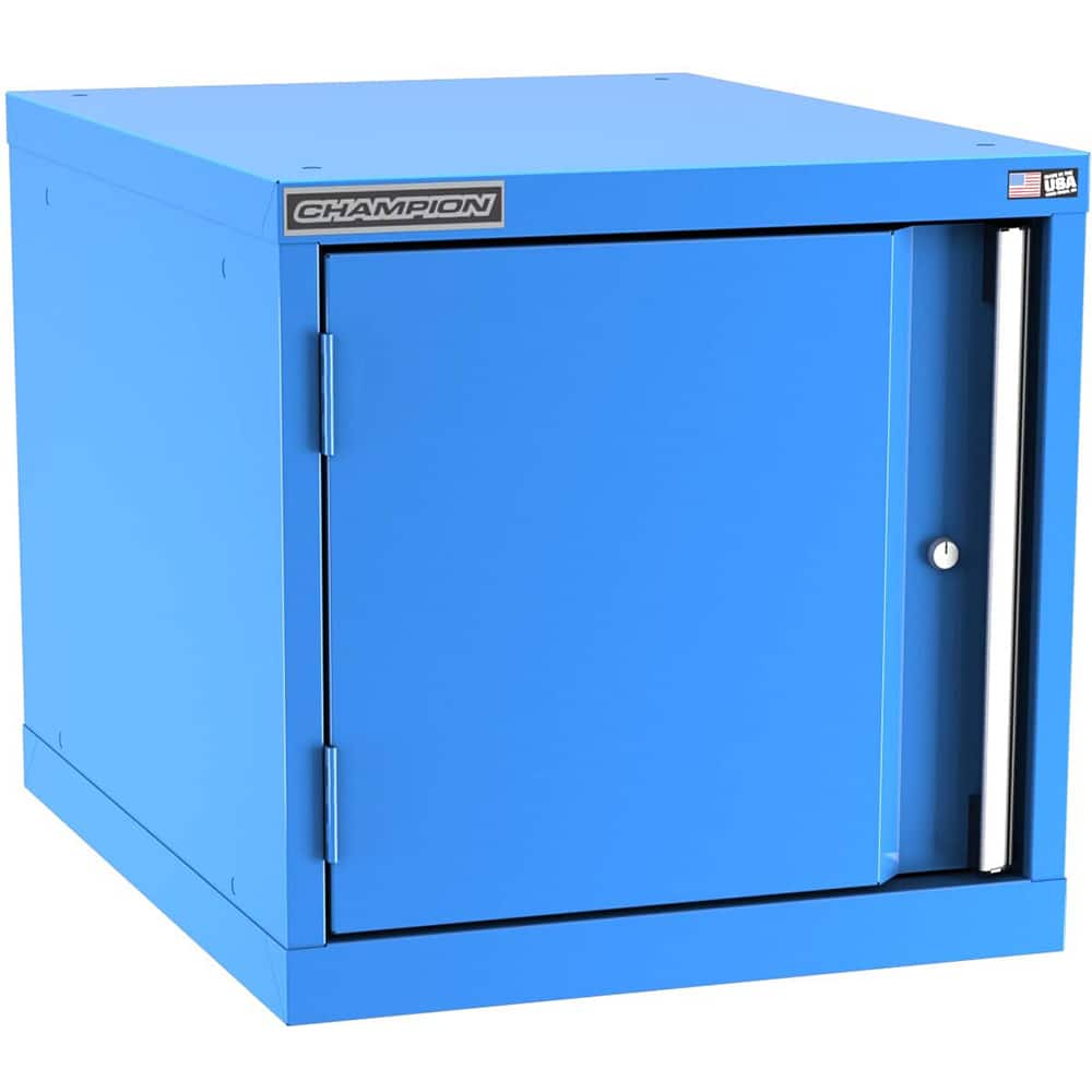 Champion Tool Storage - Storage Cabinets; Type: Stacked/Overhead Standard Wide Door Cabinet ; Width (Inch): 28-1/4 ; Depth (Inch): 28-1/2 ; Height (Inch): 21-5/8 ; Number of Shelves: 0 ; Material: Steel - Exact Tool & Supply
