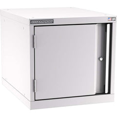 Champion Tool Storage - Storage Cabinets; Type: Stacked/Overhead Height Narrow Wide Door Cabinet ; Width (Inch): 22-3/16 ; Depth (Inch): 28-1/2 ; Height (Inch): 21-5/8 ; Number of Shelves: 1 ; Material: Steel - Exact Tool & Supply