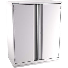 Champion Tool Storage - Storage Cabinets; Type: Eye-Level Height Extra Wide Door Cabinet ; Width (Inch): 47 ; Depth (Inch): 28-1/2 ; Height (Inch): 59-1/2 ; Number of Shelves: 5 ; Material: Steel - Exact Tool & Supply