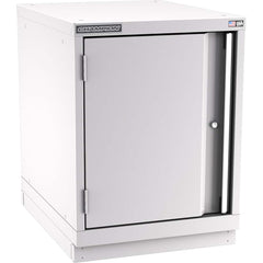 Champion Tool Storage - Storage Cabinets; Type: Desk-Height Narrow Wide Door Cabinet ; Width (Inch): 22-3/16 ; Depth (Inch): 28-1/2 ; Height (Inch): 29-7/8 ; Number of Shelves: 2 ; Material: Steel - Exact Tool & Supply