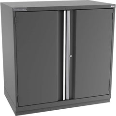 Champion Tool Storage - Storage Cabinets; Type: Counter-Height Plus Extra Wide Door Cabinet ; Width (Inch): 47 ; Depth (Inch): 28-1/2 ; Height (Inch): 45-1/4 ; Number of Shelves: 4 ; Material: Steel - Exact Tool & Supply