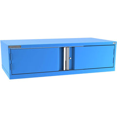 Champion Tool Storage - Storage Cabinets; Type: Stacked/Overhead Double Wide Door Cabinet ; Width (Inch): 56-1/2 ; Depth (Inch): 28-1/2 ; Height (Inch): 15-3/4 ; Number of Shelves: 1 ; Material: Steel - Exact Tool & Supply