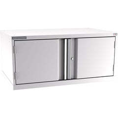 Champion Tool Storage - Storage Cabinets; Type: Stacked/Overhead Extra Wide Door Cabinet ; Width (Inch): 47 ; Depth (Inch): 28-1/2 ; Height (Inch): 21-5/8 ; Number of Shelves: 2 ; Material: Steel - Exact Tool & Supply